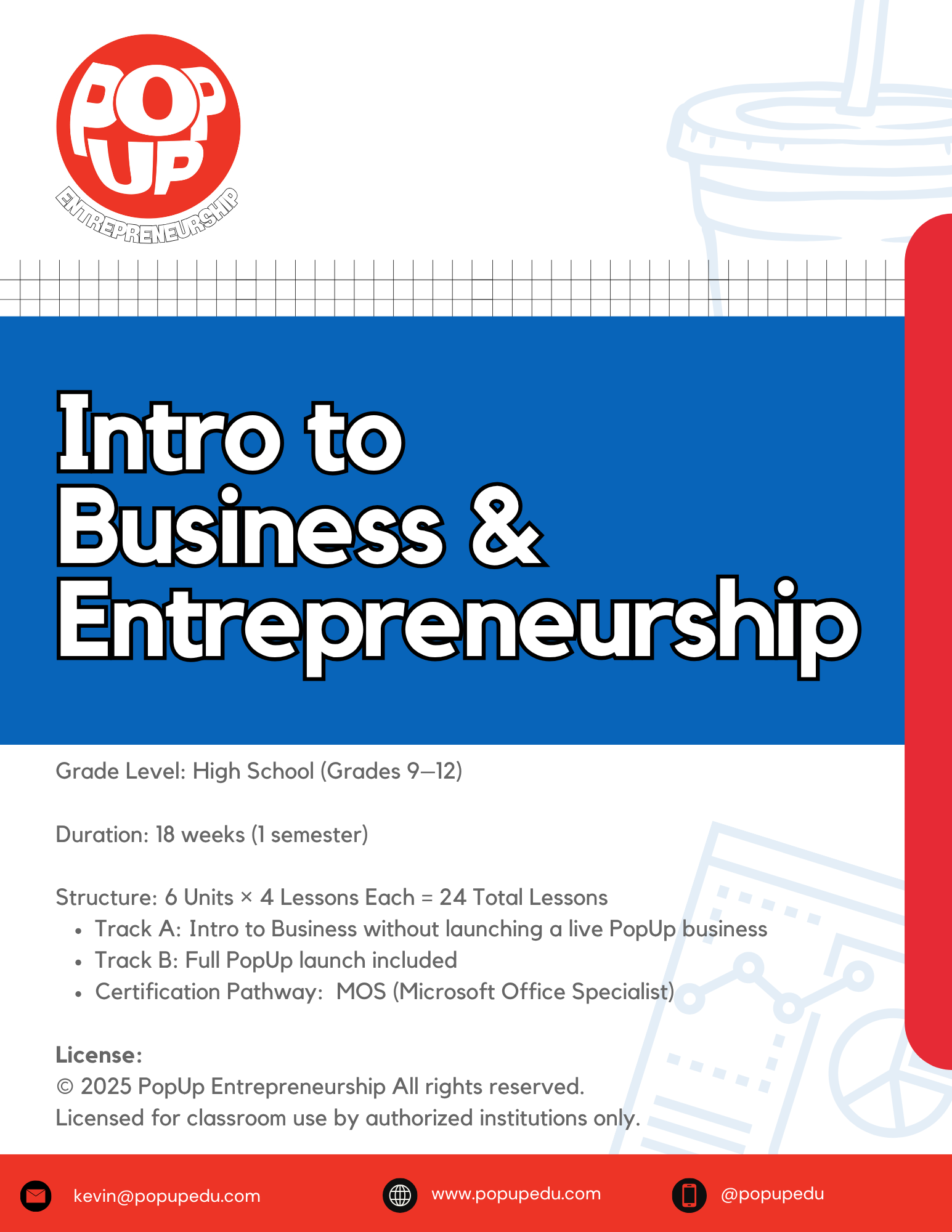Intro to Business & Entrepreneurship Curriculum